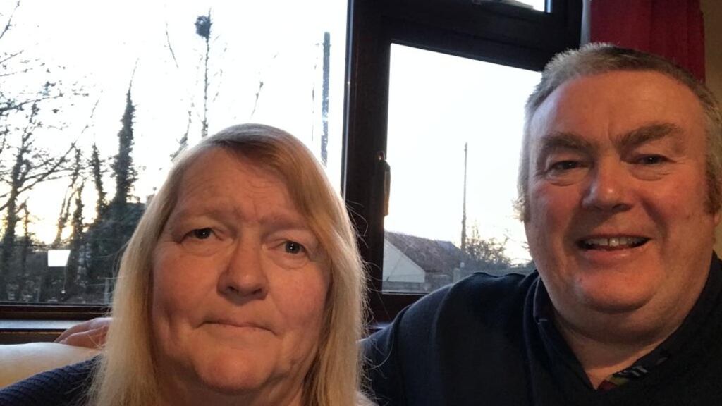 John Bergin with his wife Kay