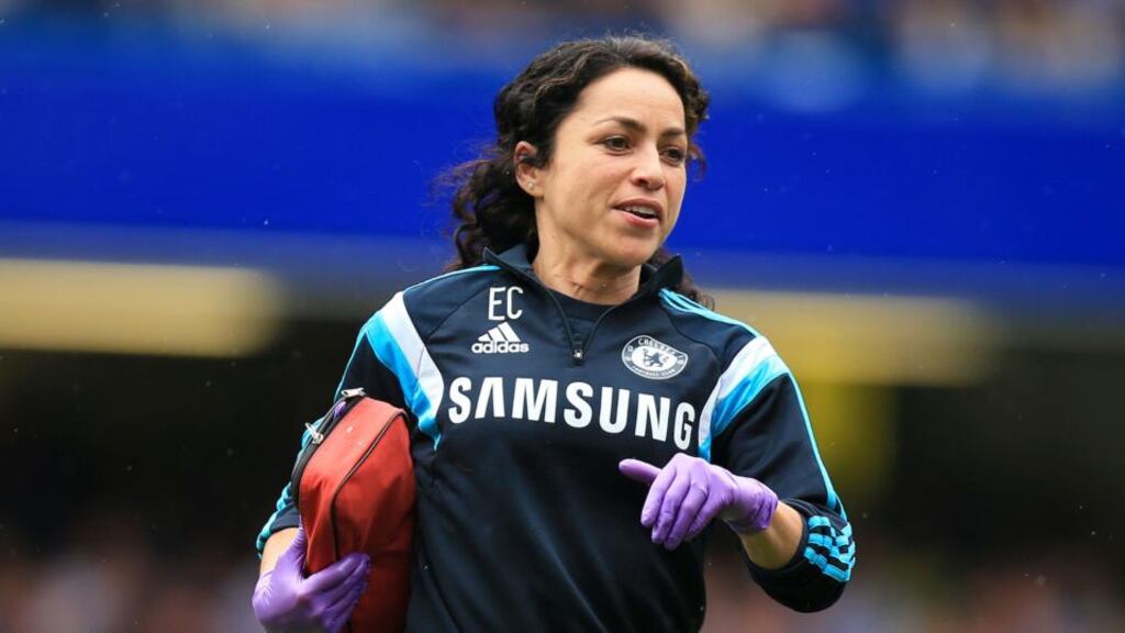 Chelsea team doctor Eva Carneiro: has felt the wrath of Jose Mourinho this week.  Photo: Mike Egerton/PAgerton/PA Wire.