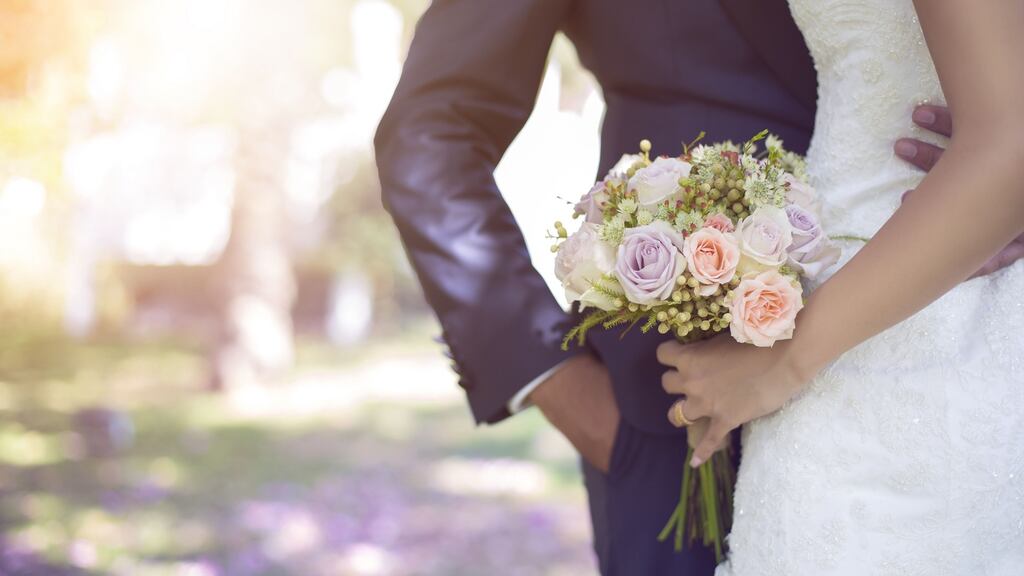 Blurry concept: Most people marry to have a lovely day and exhibit their relationship for friends and family. Photograph: iStock/Getty