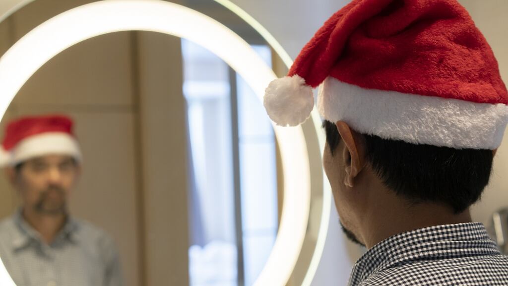 Most of us don’t talk to ourselves out loud except under stress – more than one reader will hear a muttered “God give me patience” during the season of peace and goodwill as the speaker’s stress escapes from inside his or her head. Photograph: iStock