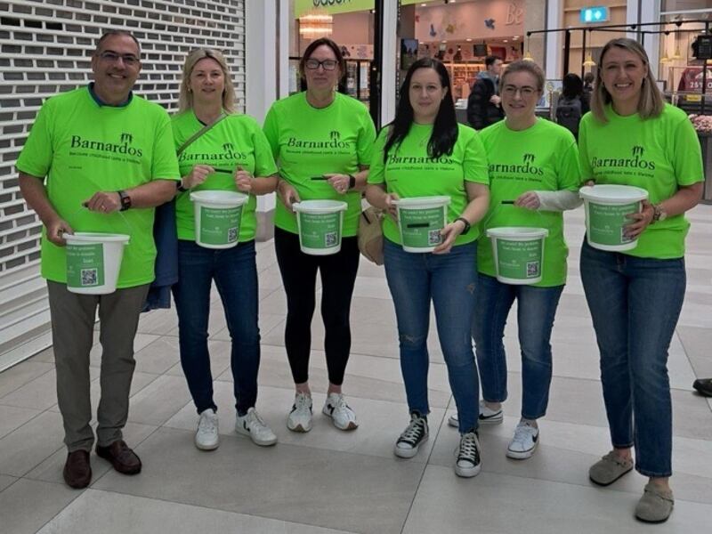 Volunteers from Dell take time out of work to raise funds for Barnardos on a Giving Day
