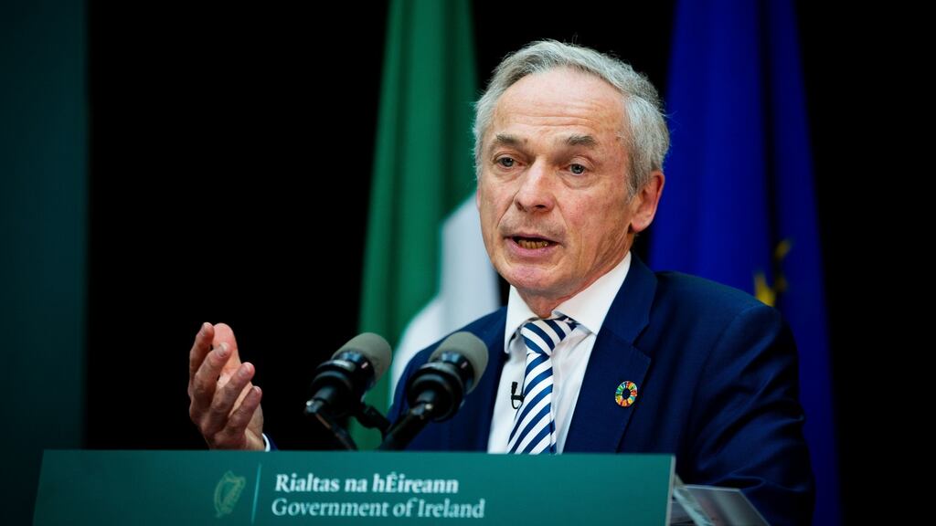 Minister for Communications Richard Bruton said: ‘People should not be able to exempt themselves from the proposed charge by arguing they do not consume any RTÉ or TG4 services.’ Photograph: Tom Honan