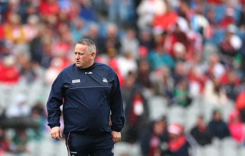 Cork’s manager Pat Ryan. Photograph: James Crombie