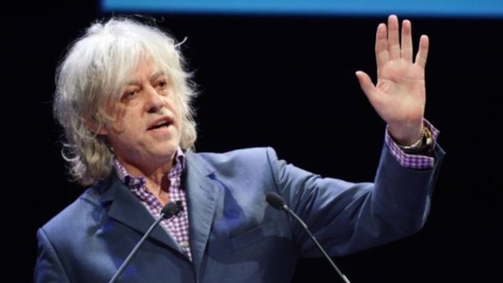 The Boomtown Rat’s biggest hit had been credited to Bob Geldof alone. File photograph: Alan Betson/ The Irish Times