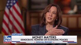 ‘I represent a new generation of leadership’: Harris pledges break from Biden in combative Fox News interview