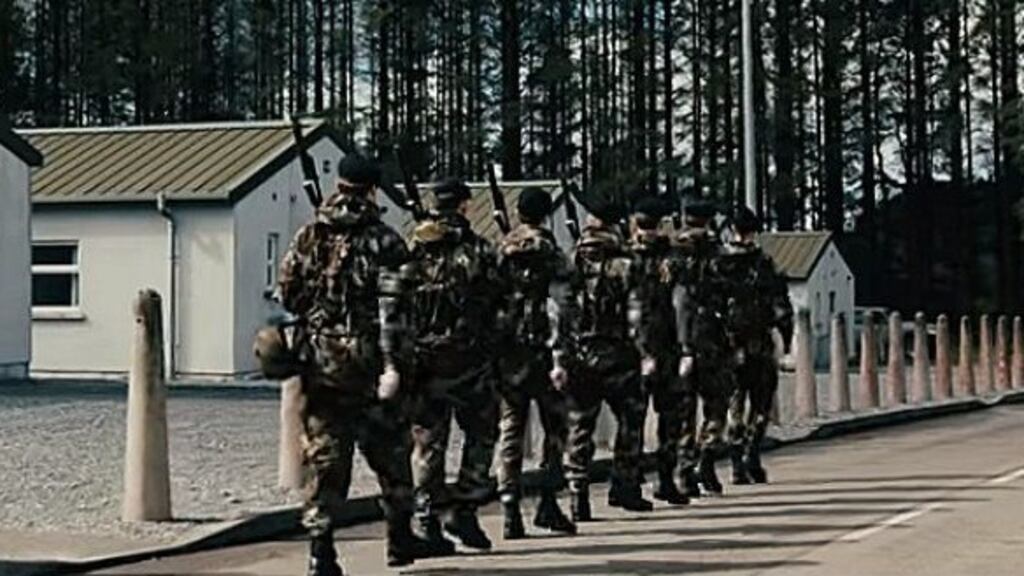There are 8,500 people in the Defence Forces, 1,000 below the established figure, SF told the Dáil. Photograph: Tom Honan/The Irish Times.