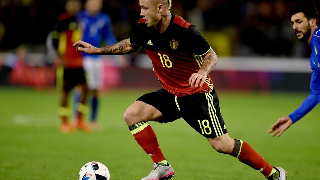 Radja Nainggolan is Belgium’s latest injury concern ahead of Euro 2016. Photograph: Claudio Villa/Getty Images