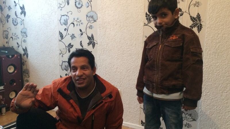 Blerim Masuritsa says his son Mohamedin (6) has health problems due to the years the family spent in UN-run, lead-contaminated camps in Mitrovica, northern Kosovo. Photograph: Dan McLaughlin