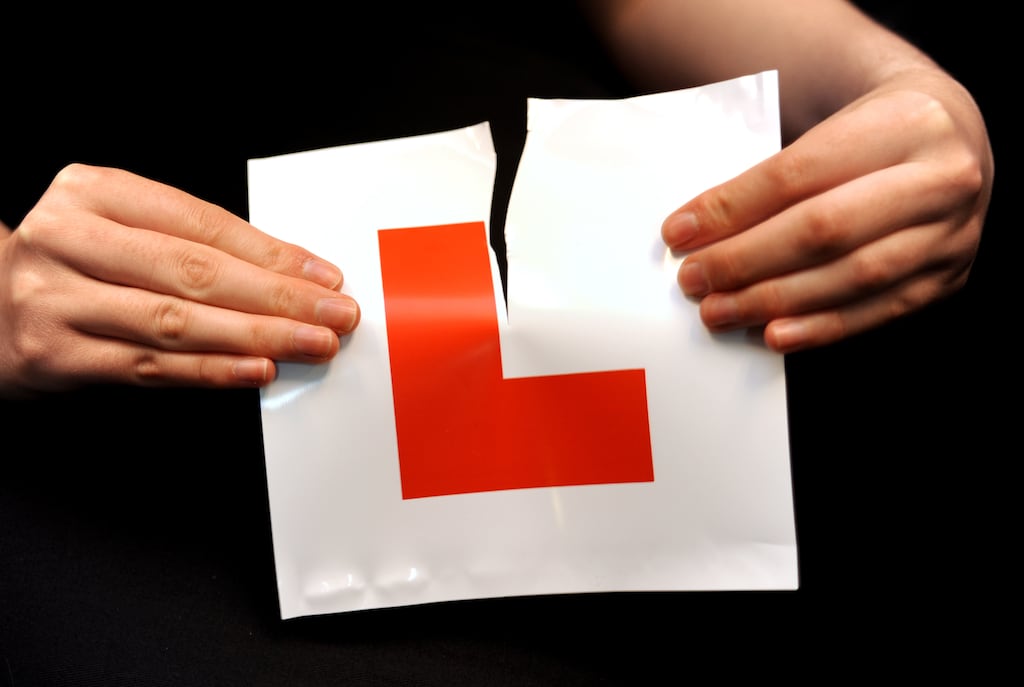 The current target maximum waiting time for driving tests is 10 weeks, but learners are reporting delays. Photograph: Press Association