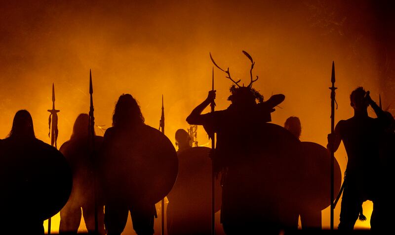 Heilung at the 3Arena. Photograph: Tom Honan