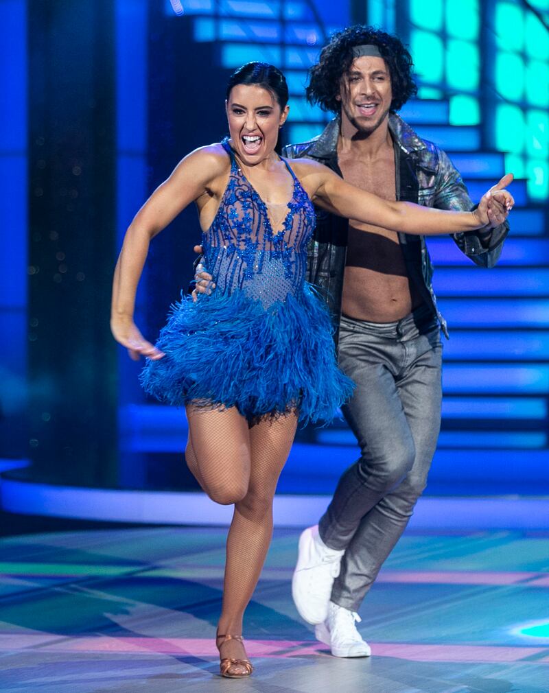 Dancing with the Stars: Lottie Ryan and Pasquale La Rocca. Photograph: Kyran O’Brien
