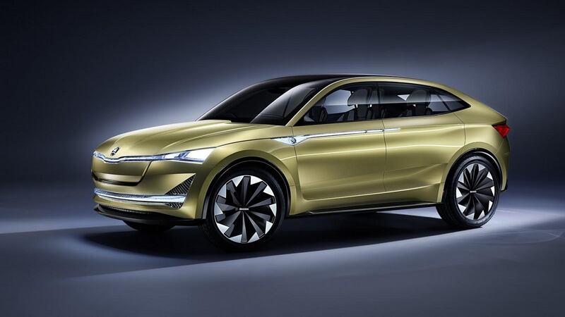 Skoda’s Vision E: reveals the new styling direction for the brand, but will also make it into production