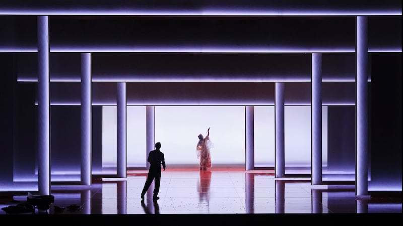 Madama Butterfly: Michael Mullen and Celine Byrne. Photograph: Ros Kavanagh