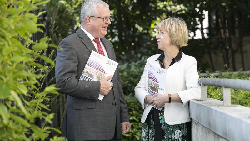 Paul O’Toole, chief executive of the Higher Education Authority and Alison Campbell, director, Knowledge Transfer Ireland, at the publication of KTI’s annual survey