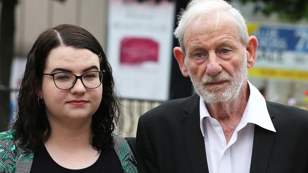 Michael Ring, 84,  and his granddaughter Emma Price.