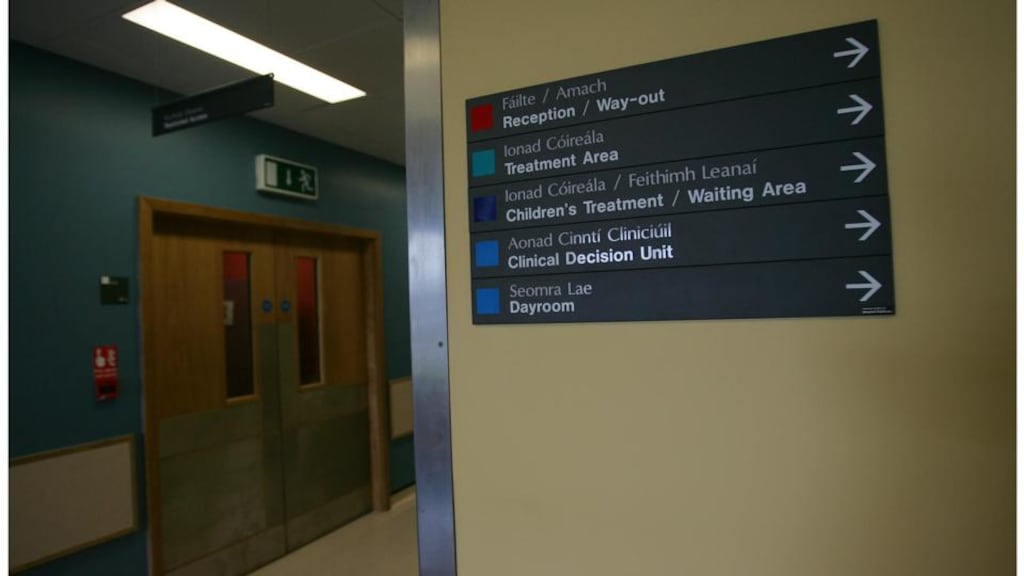 The injured child was taken to Cork University Hospital and died two days after being admitted. Photograph: Bryan O’Brien