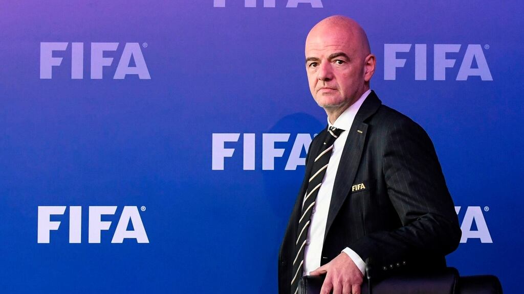 Fifa president Gianni Infantino is set to serve a second term. Photograph: Getty Images