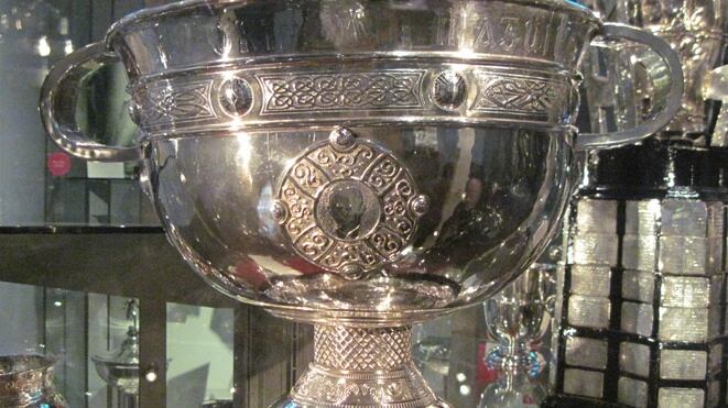 The Sam Maguire cup, named in honour of Irish emigrant Sam Maguire. Photograph: Chorusman