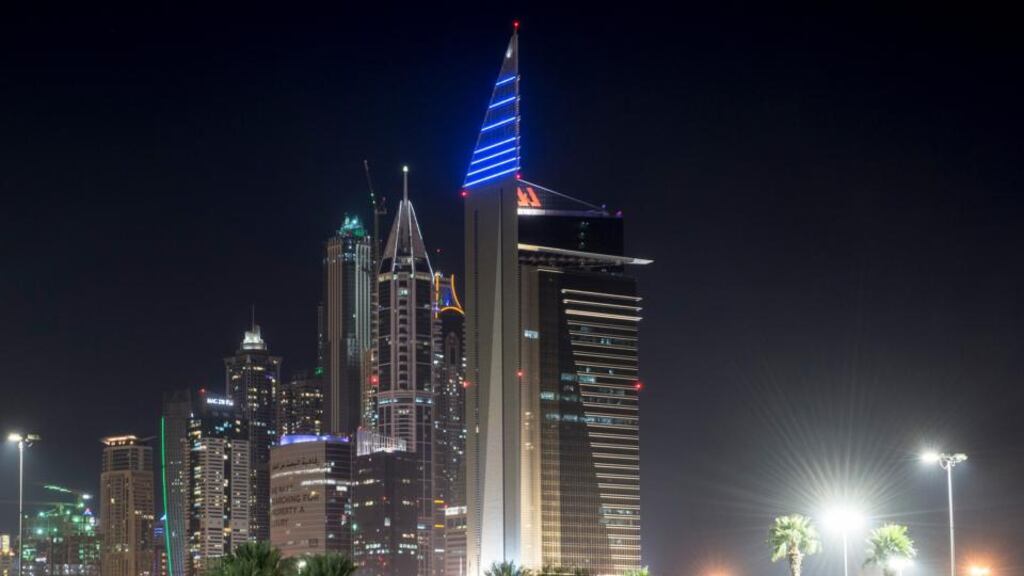 A view of the Dubai skyline. The UAE has indicated it plans a bid to host the 2021 Rugby League World Cup. File photograph: Andrew Testa/The New York Times