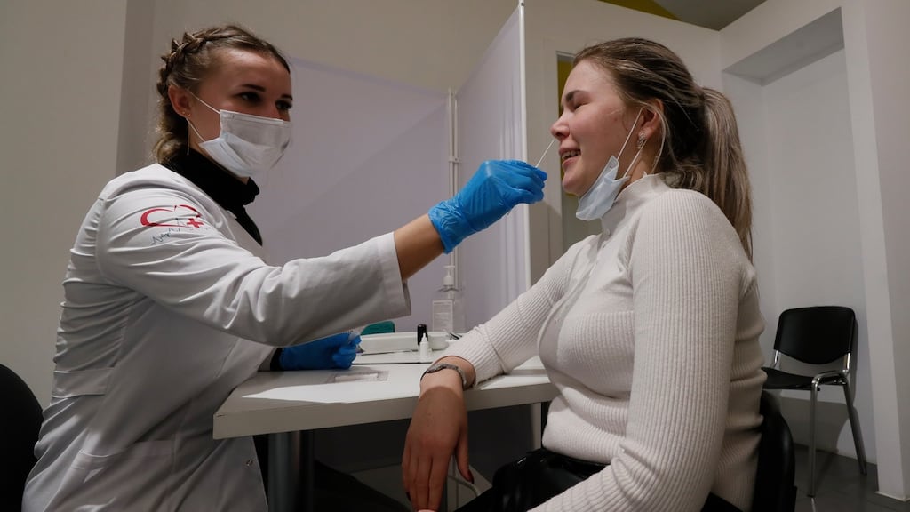 A further 3,726 cases of Covid-19 were reported in the State on Tuesday. File photograph: Yuri Kochetkov/EPA