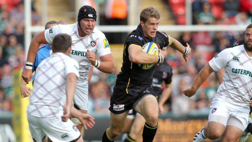 Ulster’s Andrew Trimble who will be on the wing against the Dragons in Wales tonight. Photograph: Andrew Fosker/INPHO/Presseye