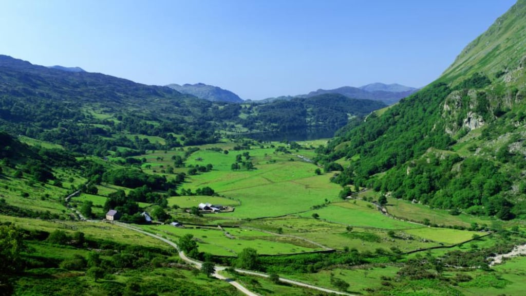 Llanberis Pass, in Snowdonia National Park, Wales
