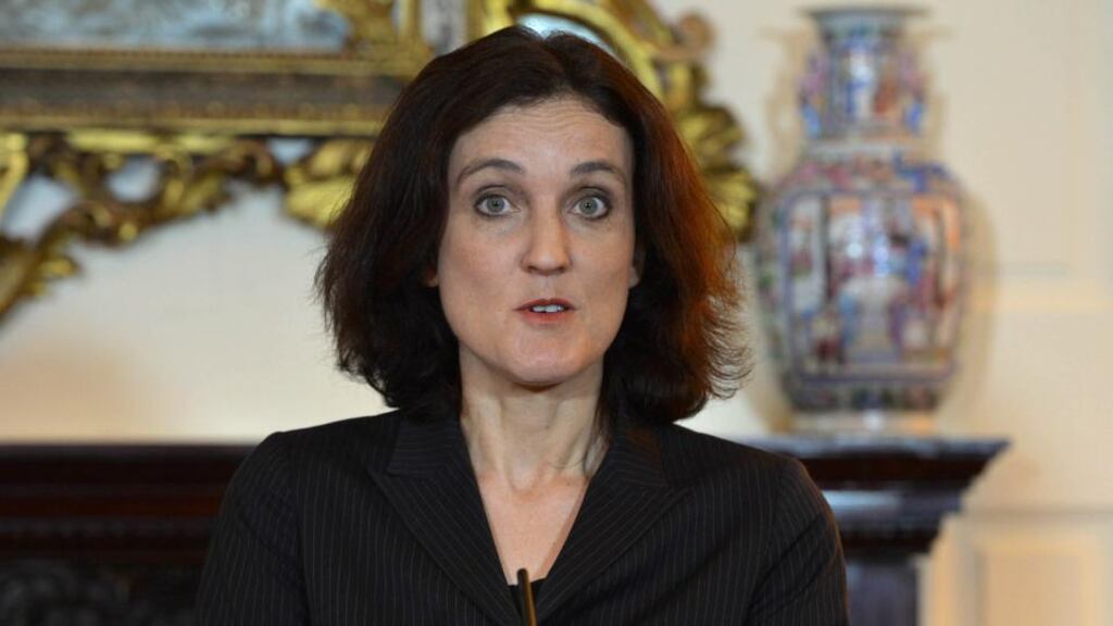 Northern Ireland Secretary Theresa Villiers:  as transport minister met a lobbyist pitching for planning permission for a controversial rail freight yard in Hertfordshire. Photograph: PA Wire
