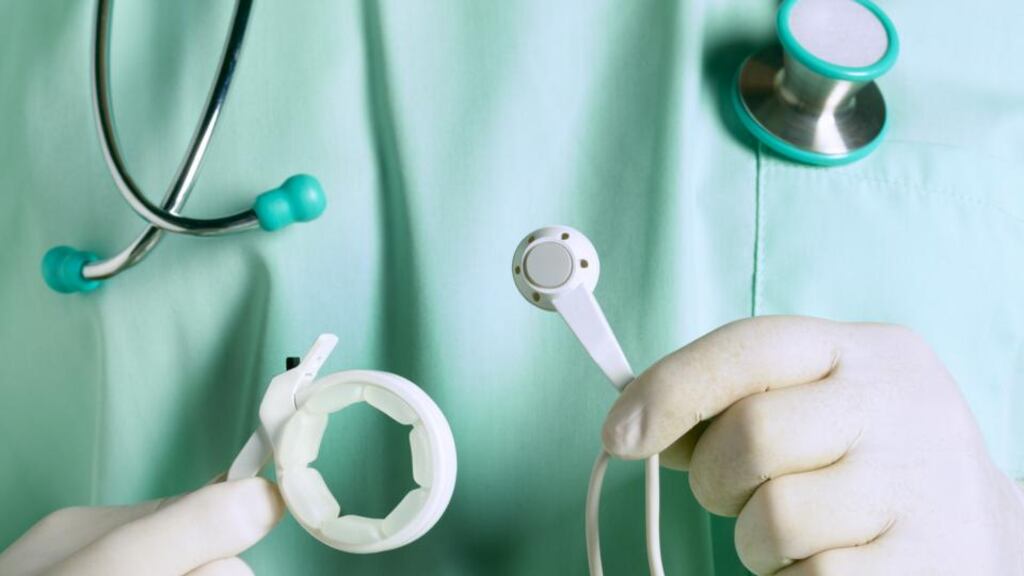 Virtual gastric band: ‘You trick the mind into thinking it can’t eat a big meal.’ Photograph: Getty Images