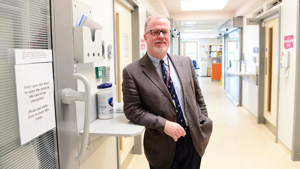 Prof Owen Smith, consultant in childhood cancer at Our Lady’s Children’s Hospital in Dublin. Photograph: Ciara Wilkinson.
