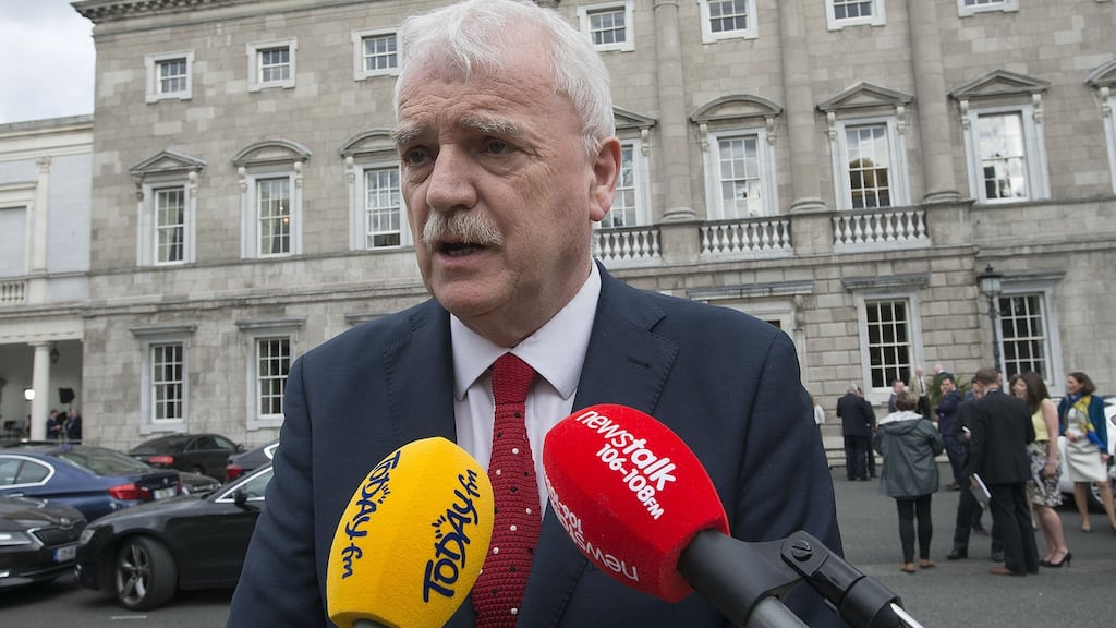 Finian McGrath first promised the convention would be ratified ‘within six months’, in May 2016, but has faced legal advice and obstacles.  Photograph: Dave Meehan