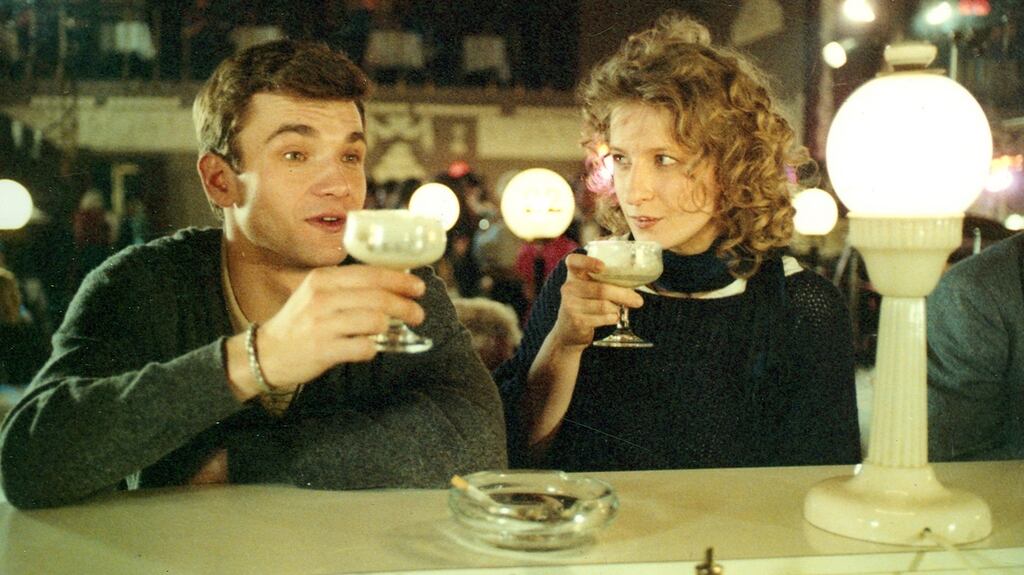 Matthias Freihof and Dagmar Manzel in East Germany’s first and last gay film, Coming Out. Photograph: Wolfgang Fritsche/DEFA-Stiftung