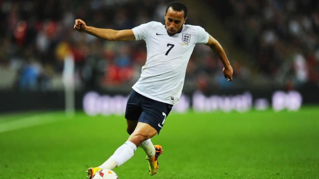 England international  Andros Townsend has signed a new four-year deal at Tottenham. Photograph:   Mike Hewitt/Getty Images