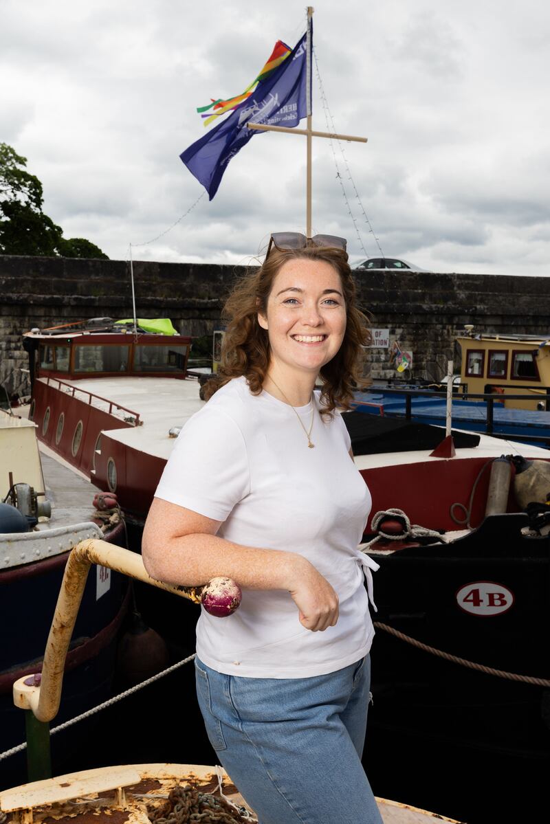 Aoife Burke bought her heritage barge about 10 years ago