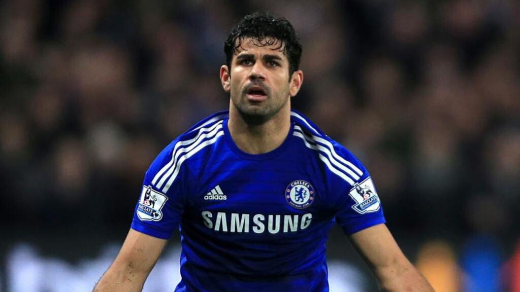 Diego Costa has been banned for three matches by the English FA after being found guilty of violent conduct. (Photograph: Nick Potts/PA Wire)