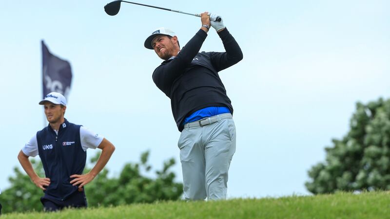 Mito Pereira of Chile tees off during the third round of the 2022 US PGA Championship at Southern Hills Country Club in Tulsa, Oklahoma. Photograph: Sam Greenwood/Getty Images