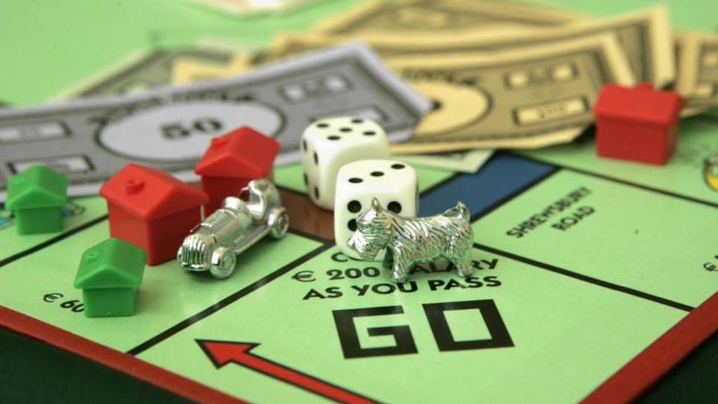 Monopoly is based on hoarding land, accumulating fortunes from buying property and waiting for prices to rise
