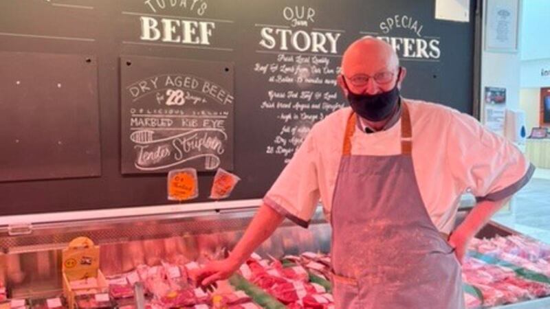 Liam Bresnan of Bresnan’s Butchers in Douglas Village Shopping Centre: ‘Last Sunday I got up at half 10, made my breakfast and lit the fire. I didn’t even get dressed. When I came into work on Monday I was as stiff as a poker and in foul humour.’
