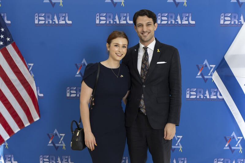 Yaron Lischinsky and Sarah Milgrim, were employees of the Israeli Embassy in the US who shot dead in Washington. Photograph: @IsraelinUSA X account