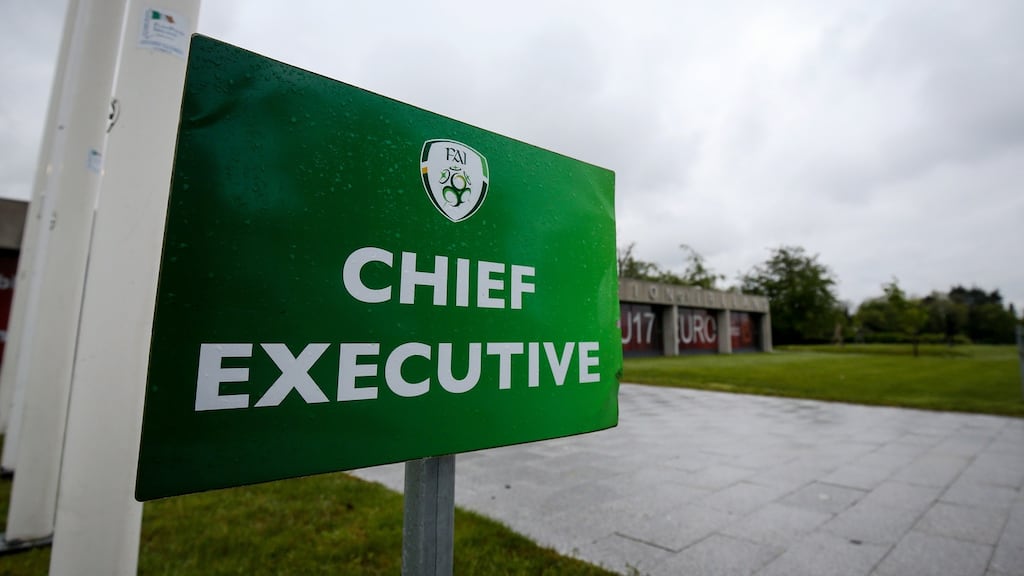 The FAI have confirmed the appointment of Jonathan Hill as the association’s new chief executive. Photograph: Inpho