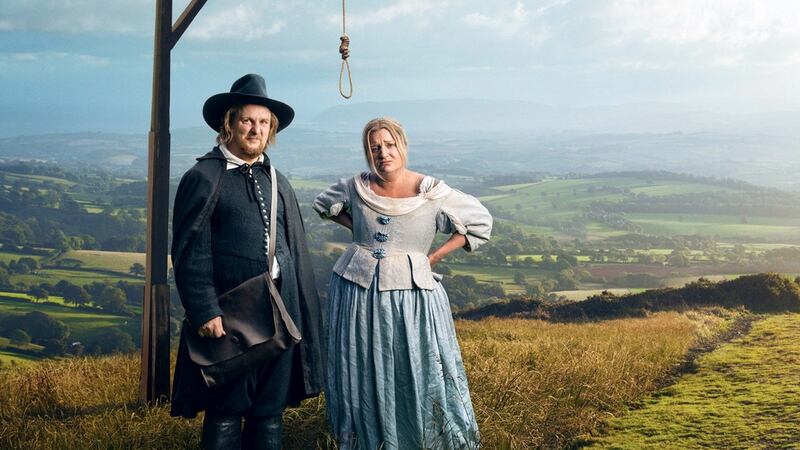 Tim Key and Daisy May Cooper in The Witchfinder