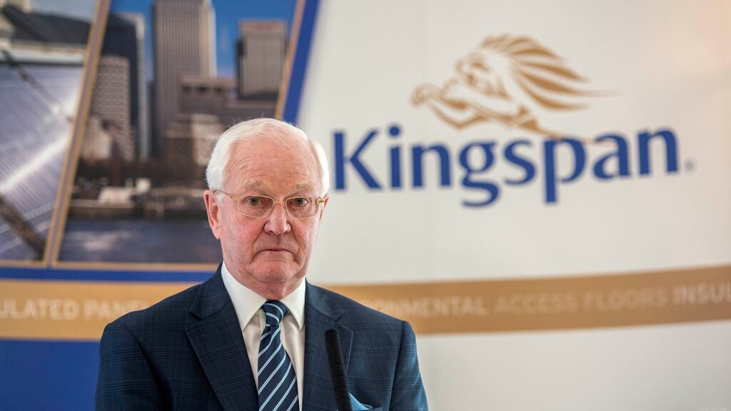 About 16.3% of shareholders opposed Kingspan chairman Eugene Murtagh’s re-election at its agm on Friday. Photograph: Brenda Fitzsimons