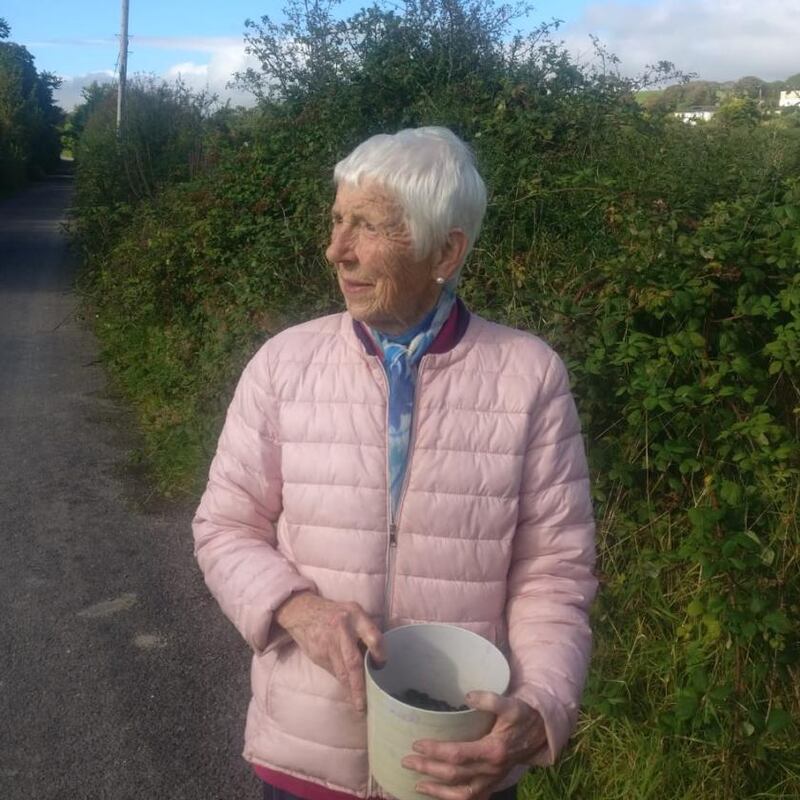 Betty Hart: every autumn she picked blackberries, and many locals enjoyed her pots of jam over the years