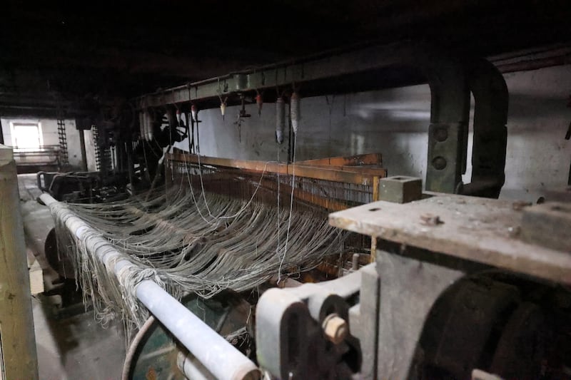 Milling equipment still inside the building. Photograph: Dara Mac Dónaill/The Irish Times