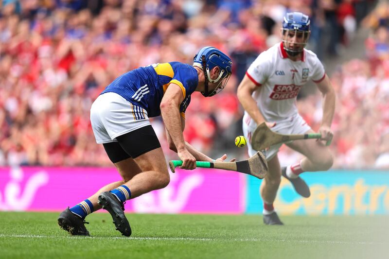 Tipperary's John McGrath adds another three points via a goal. Photograph: Inpho
