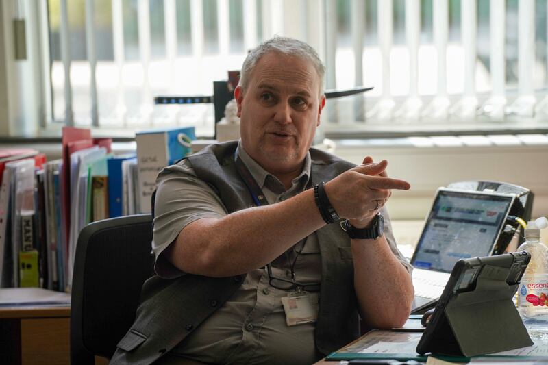 Lagan College history teacher Fergal McGuckin