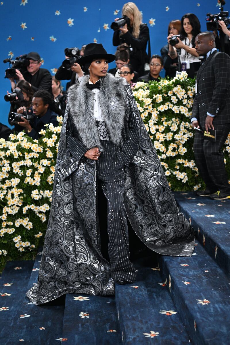 Met Gala: Ugbad Abdi. Photograph: Nina Westervelt/The New York Times