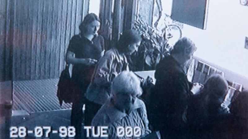 The last known image from CCTV in Newbridge of missing Deirdre Jacob. Photograph: Colin Keegan/ Collins Dublin