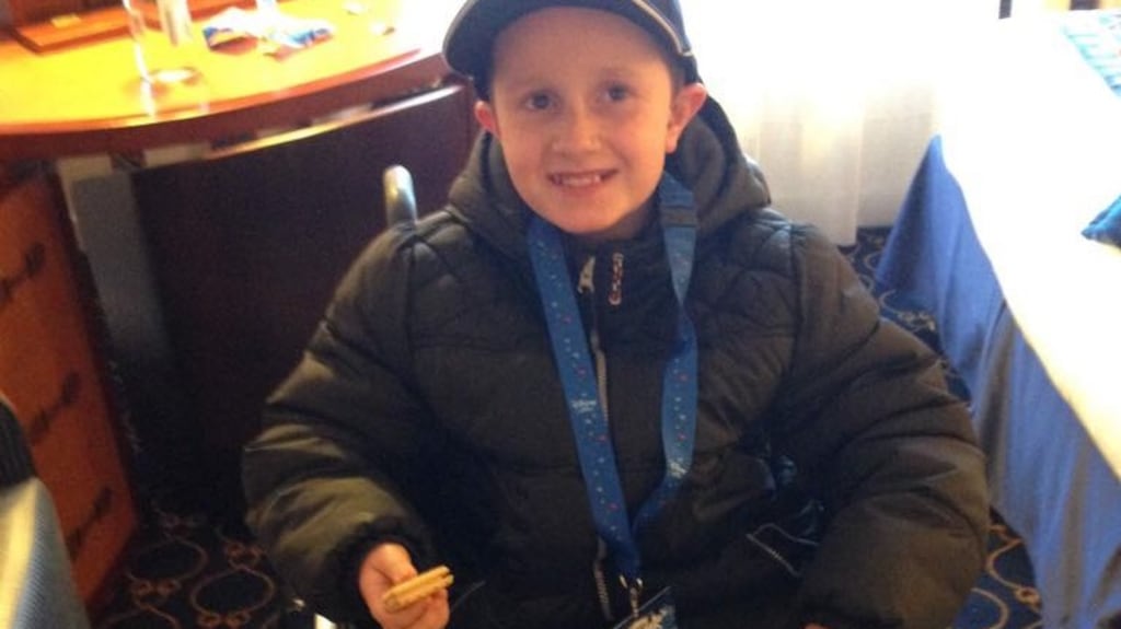 Joshua McCarthy (12) has the rare developmental condition, pachygyria.