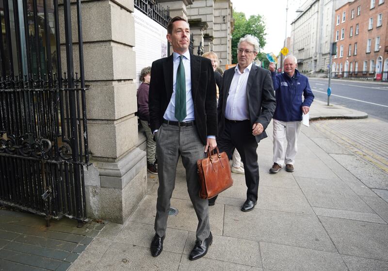 Fiormer RTÉ presenter Ryan Tubridy arrives at Leinster House to give evidence before two committees, in July. Photograph: Niall Carson/PA Wire