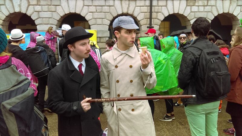 David Deignan and Mark Clerkin at Collins Barracks. Photograph: Ciarán D’Arcy/The Irish Times